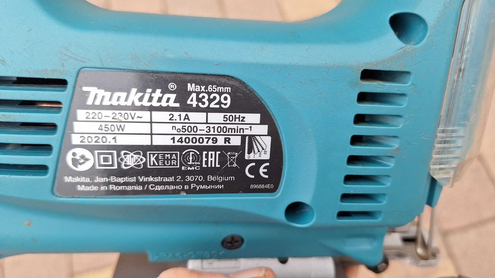 Wyrzynarka Makita 4329 regulacja obrotów 450W