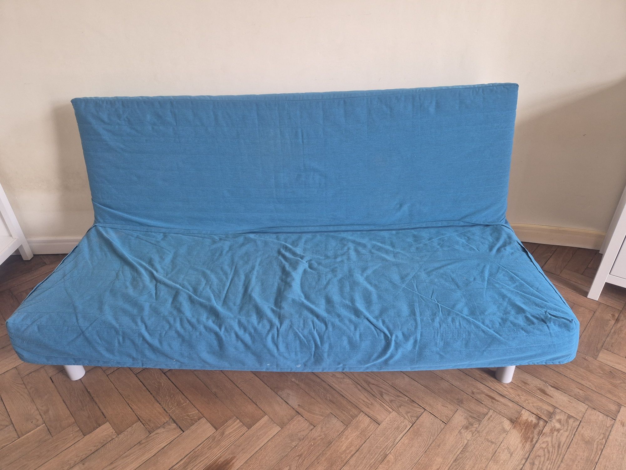 Ikea Nyhamn rozkładana sofa z pojemnikiem na pościel