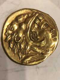 Złota denar moneta IMPERIUM rzymskie