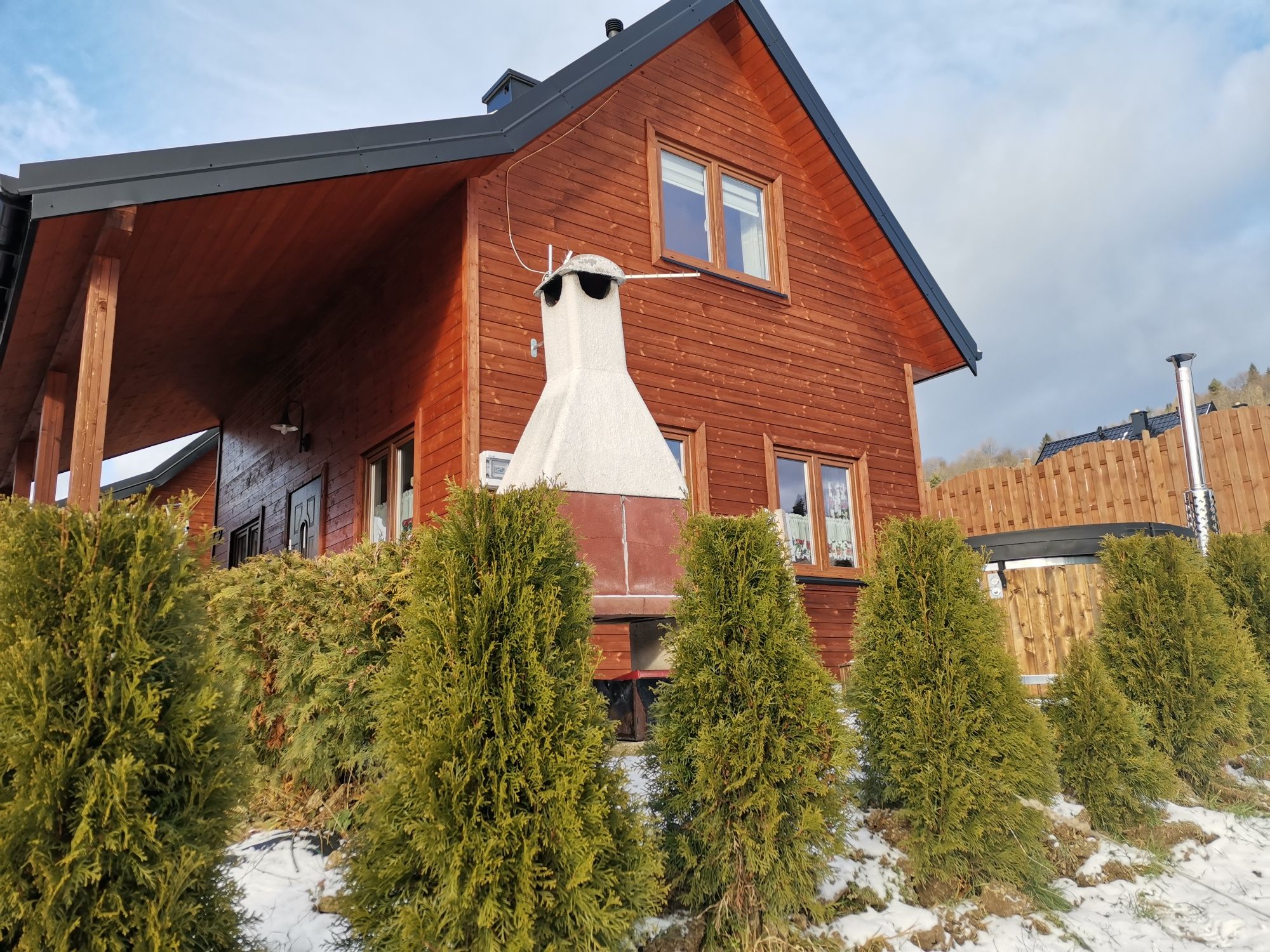 Domek z balią jacuzzi Bieszczady, Zawóz, Solina