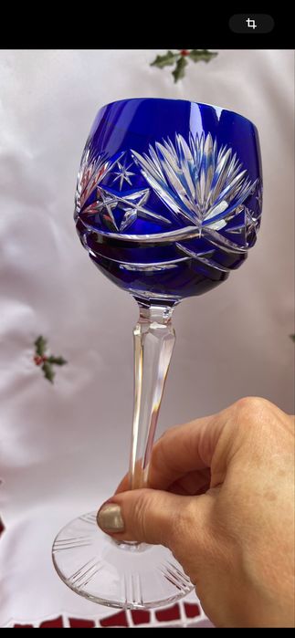 Фужеры цветной хрусталь Германия