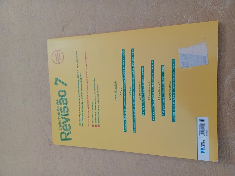 Caderno de Revisão - 7.º Ano -  (NOVO)