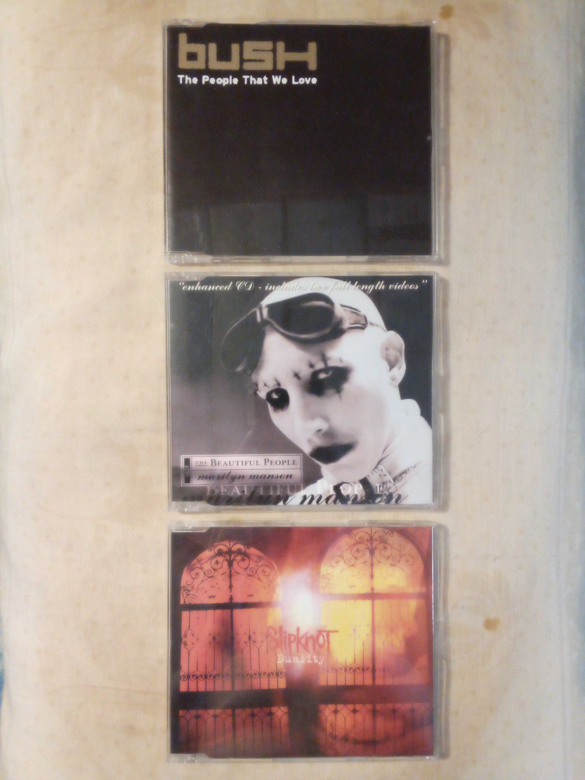 CD's single: Bush / Slipknot / Marilyn Manson