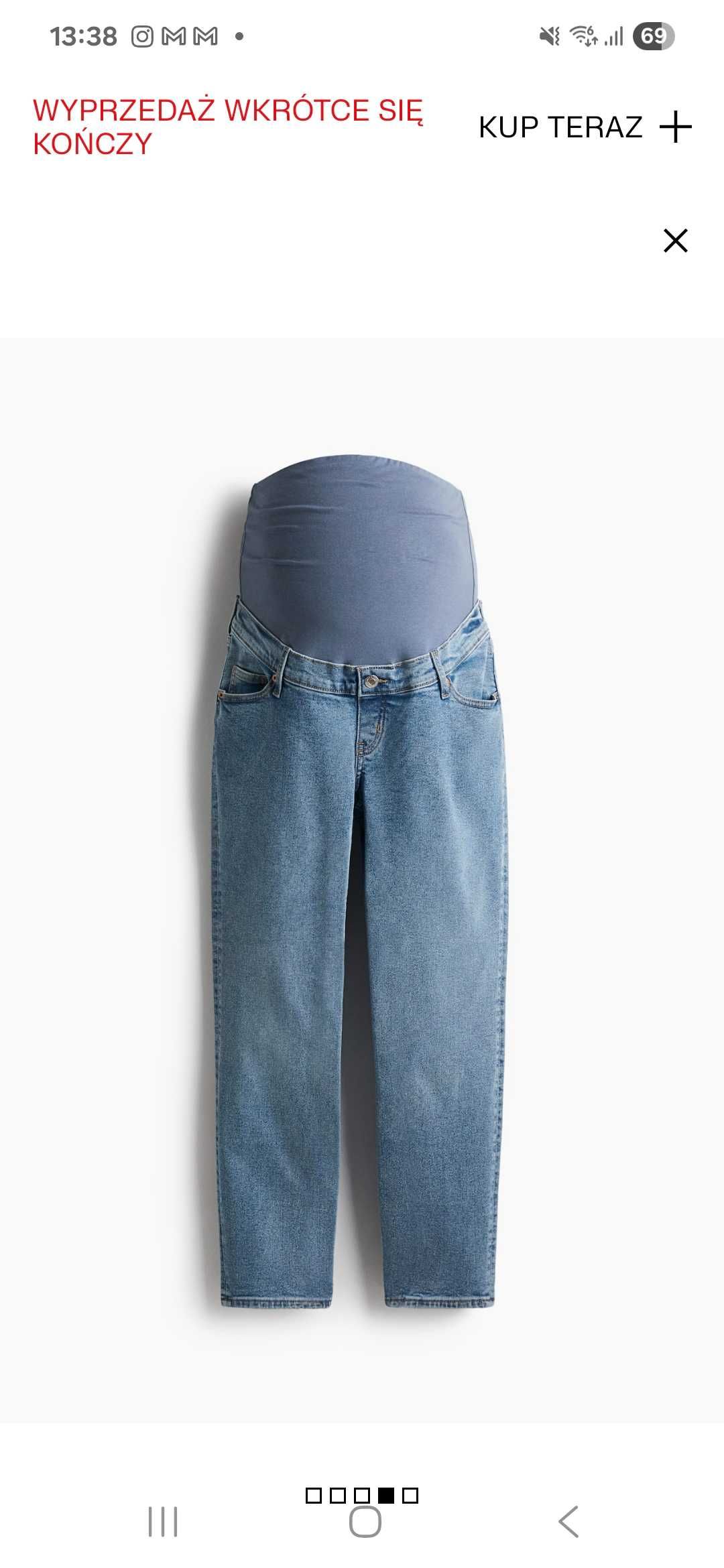 Jeans ciążowe Slim Jean