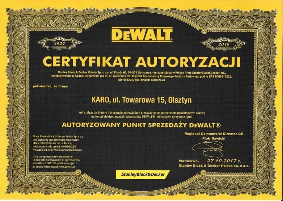 ZESTAW combo DEWALT DCK422P3T - idealny na start + GRATIS  CZAPKA MEGA