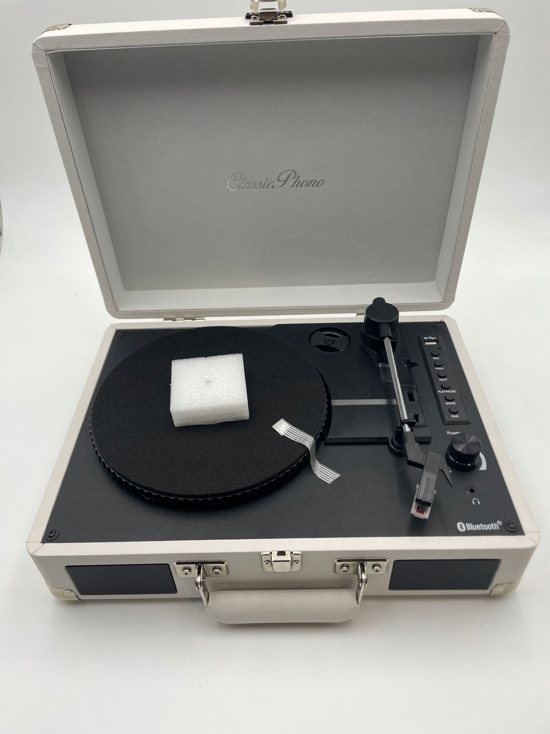 Gramofon LENCO TT-115 Bluetooth Kremowy