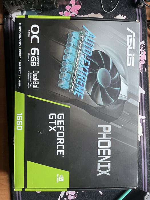 Видеокарта ASUS GeForce GTX 1660 Phoenix OC 6GB