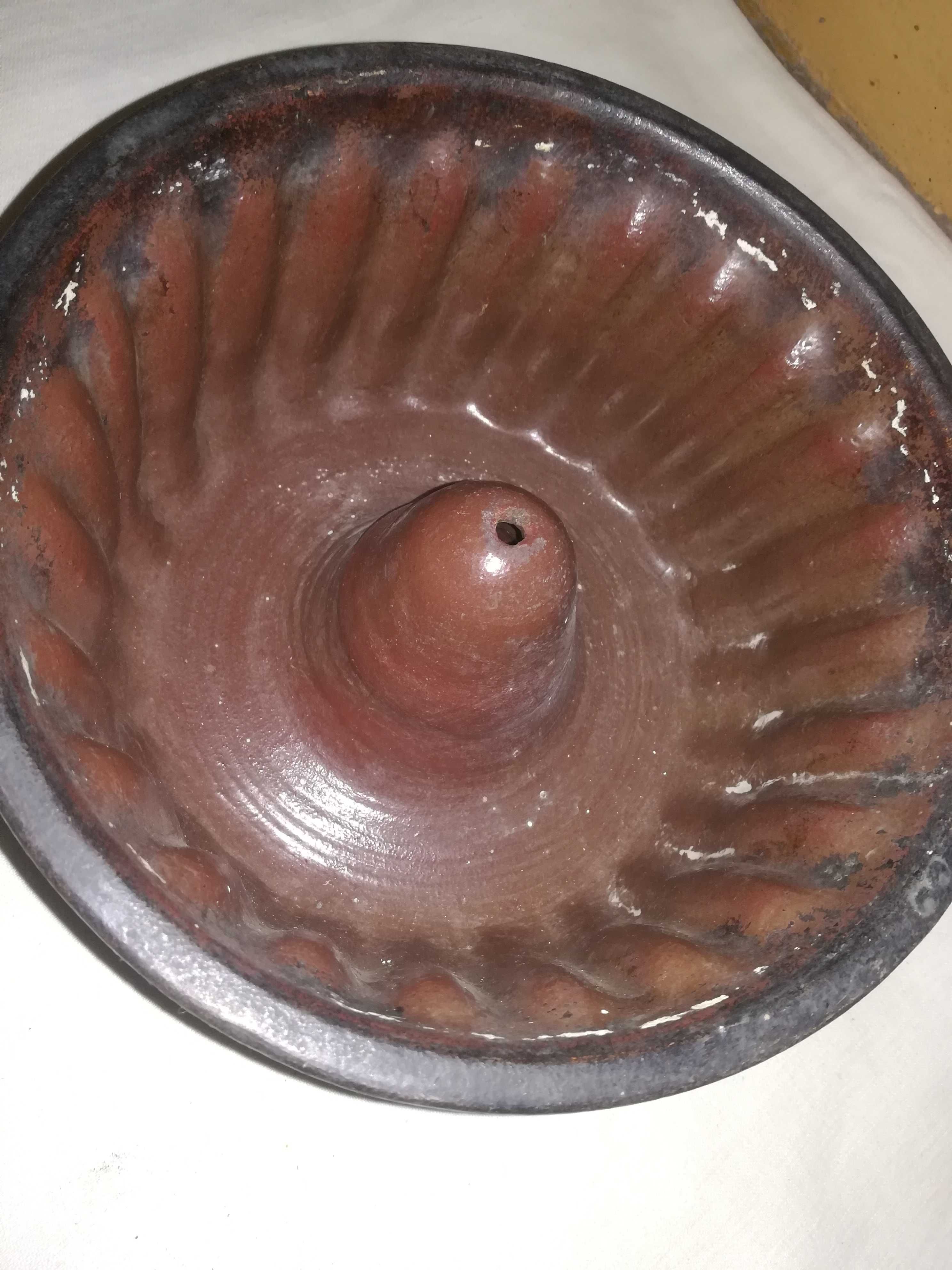 staroć- ceramiczna Forma do pieczenia babki  /Okazja