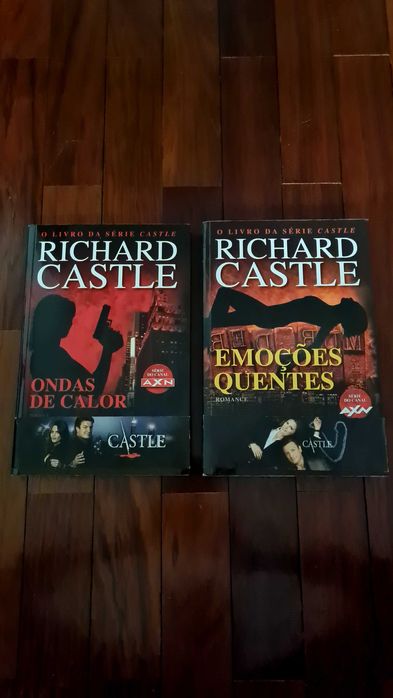 Livros "Ondas de Calor" e "Emoções Quentes" (Richard Castle)