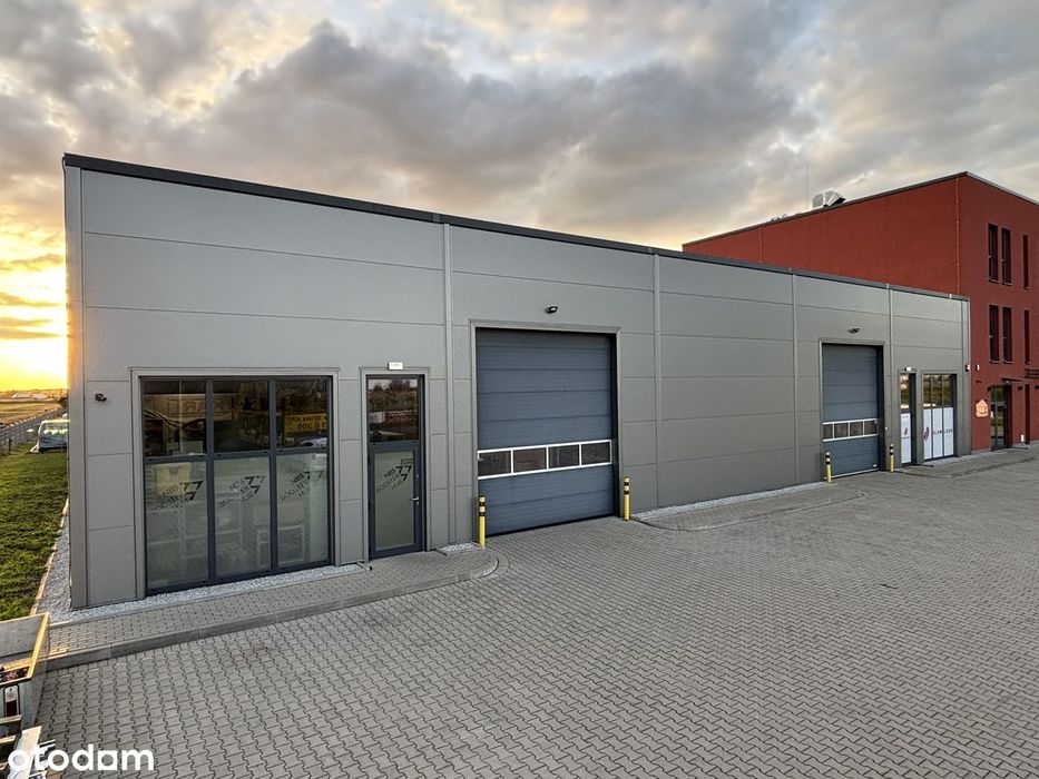Hala 300m² | ogrzewana | brama 4x4,5m | + biuro(opcjonalnie)