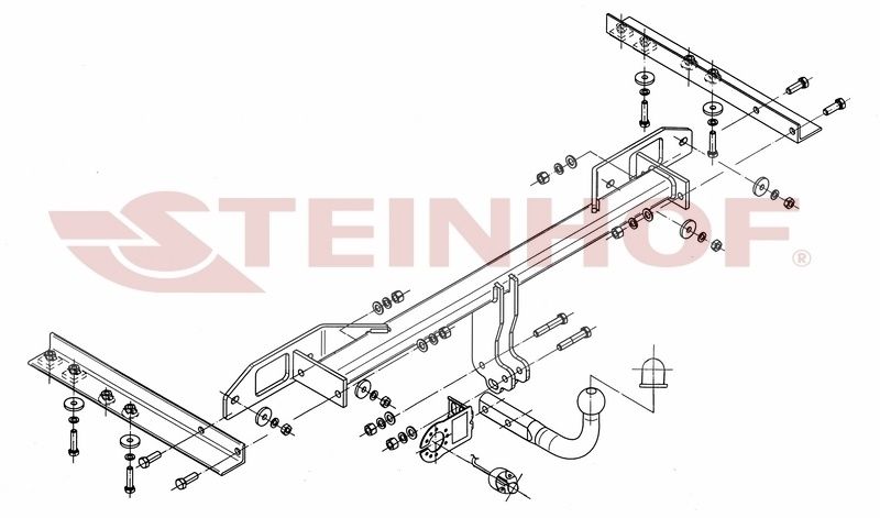 HAK HOLOWNICZY + Moduł 7P do Opel Insignia 4/5 drzwi 2008 do 2017