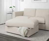 Sofa IKEA Vimle rozkładana 3os+zagłówki+podnóżek, wartosc nowej 5,4tys