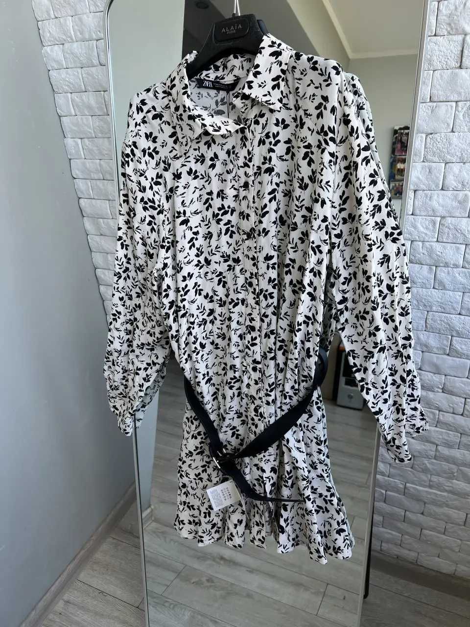 Жіночі плаття з довгим рукавом Zara.Женское платье с длинным рукавом