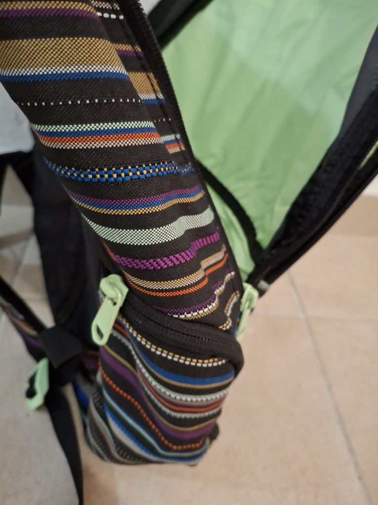 Mochila escolar com várias divisórias