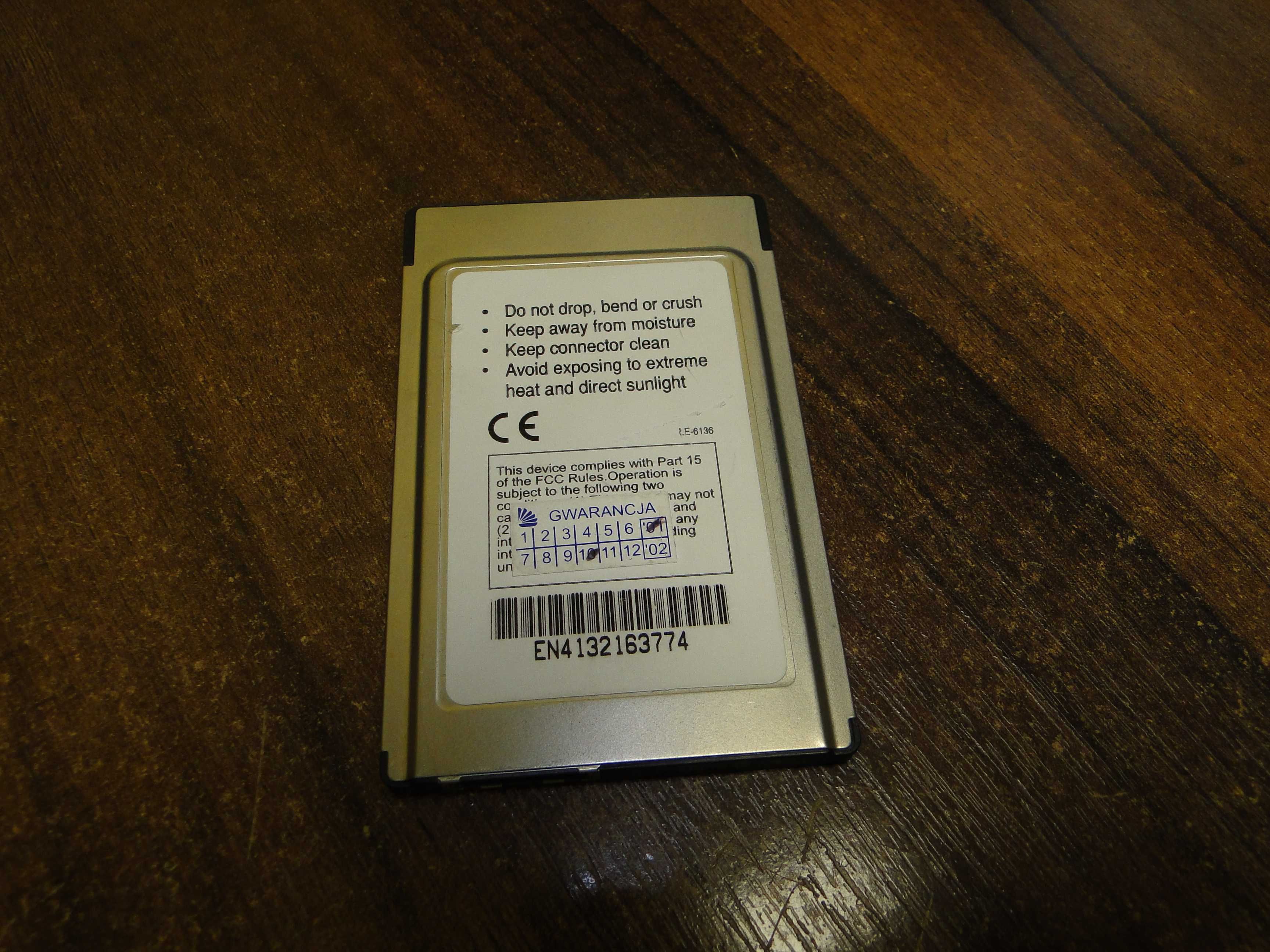 Karta sieciowa pcmcia ARGOSY EN-235