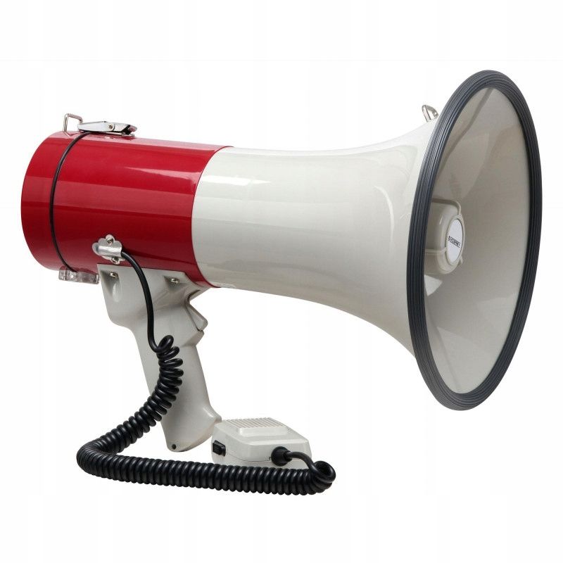 Megafon McGrey MP-500HS 25W z syreną, powystawowy