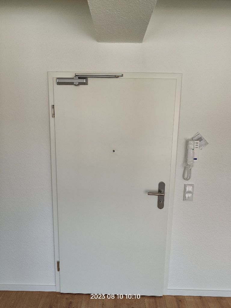 Drzwi drewniane wejściowe białe firmy "WESTAG" Niemieckie