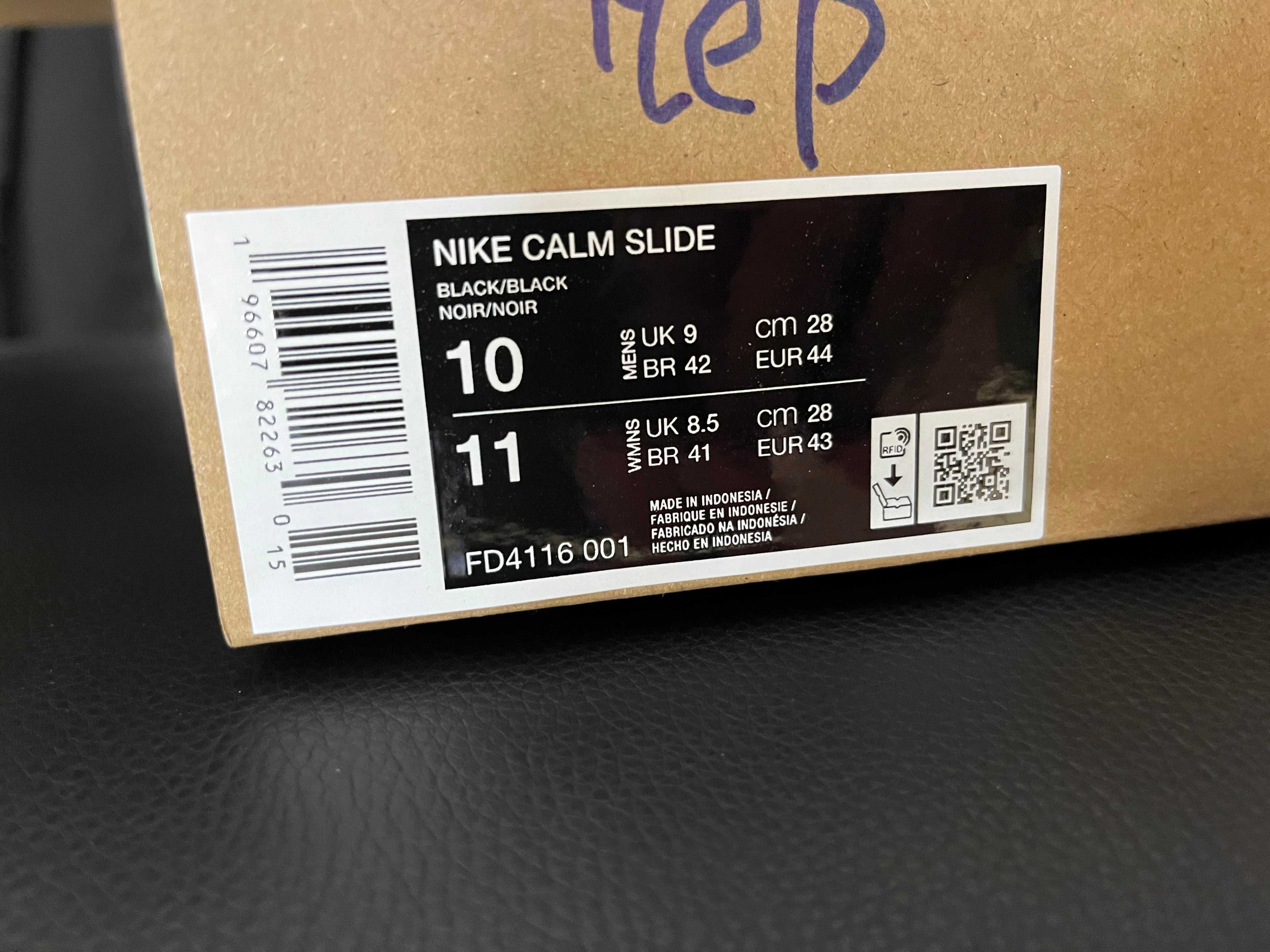 Тапочки Nike Calm Slide (FD4116-001) оригинал