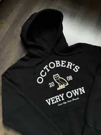 Толстовка худі чорна розмір M | October 's Very Own Hoodie