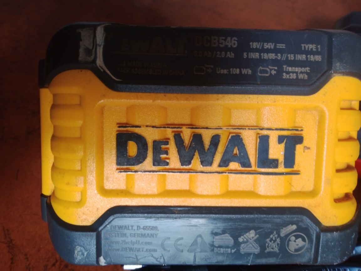 Bateria DCB546 DEWALT FLEX VOLT XR 18/54V 6Ah akumulator