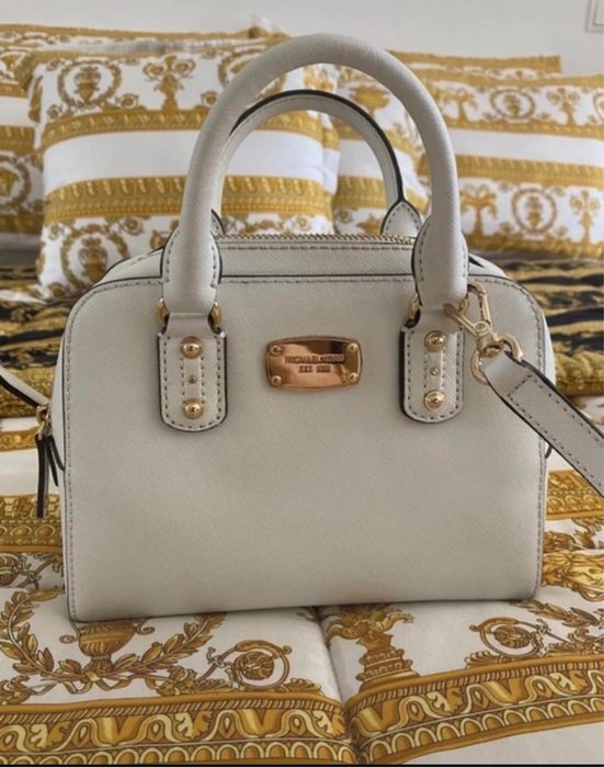 Michael Kors Mala HandBag Branca em Couro Ref.435452
