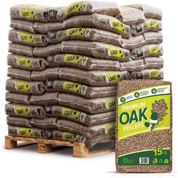 PELLET DĄB 100% Oak EN A1 Plus Radom i okolice