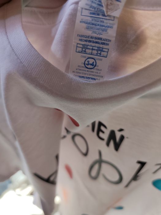 Bluzka krótki rękaw rozmiar 3-4lata