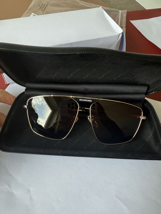 Balenciaga gold brown окуляри оригінал