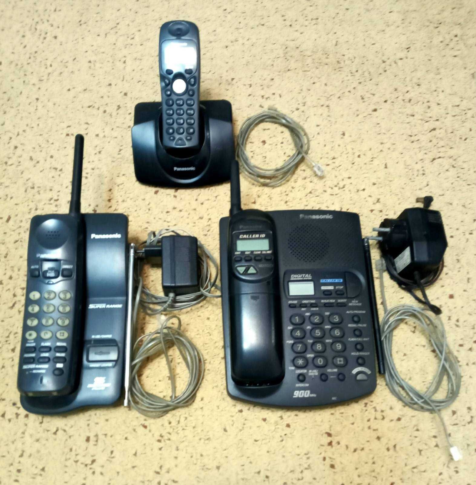 Радиотелефоны Panasonic на ремонт или запчасти.(цена за все)