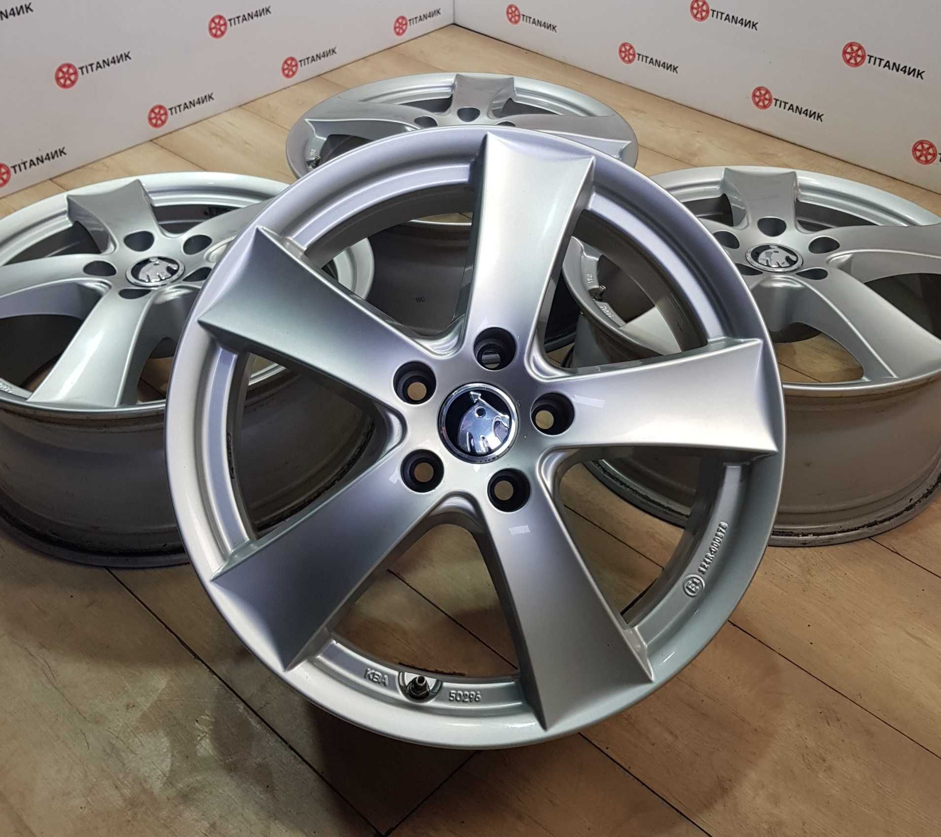 Диски Skoda R17 5x112 Superb Octavia Seat Шкода Volkswagen Gold Jetta