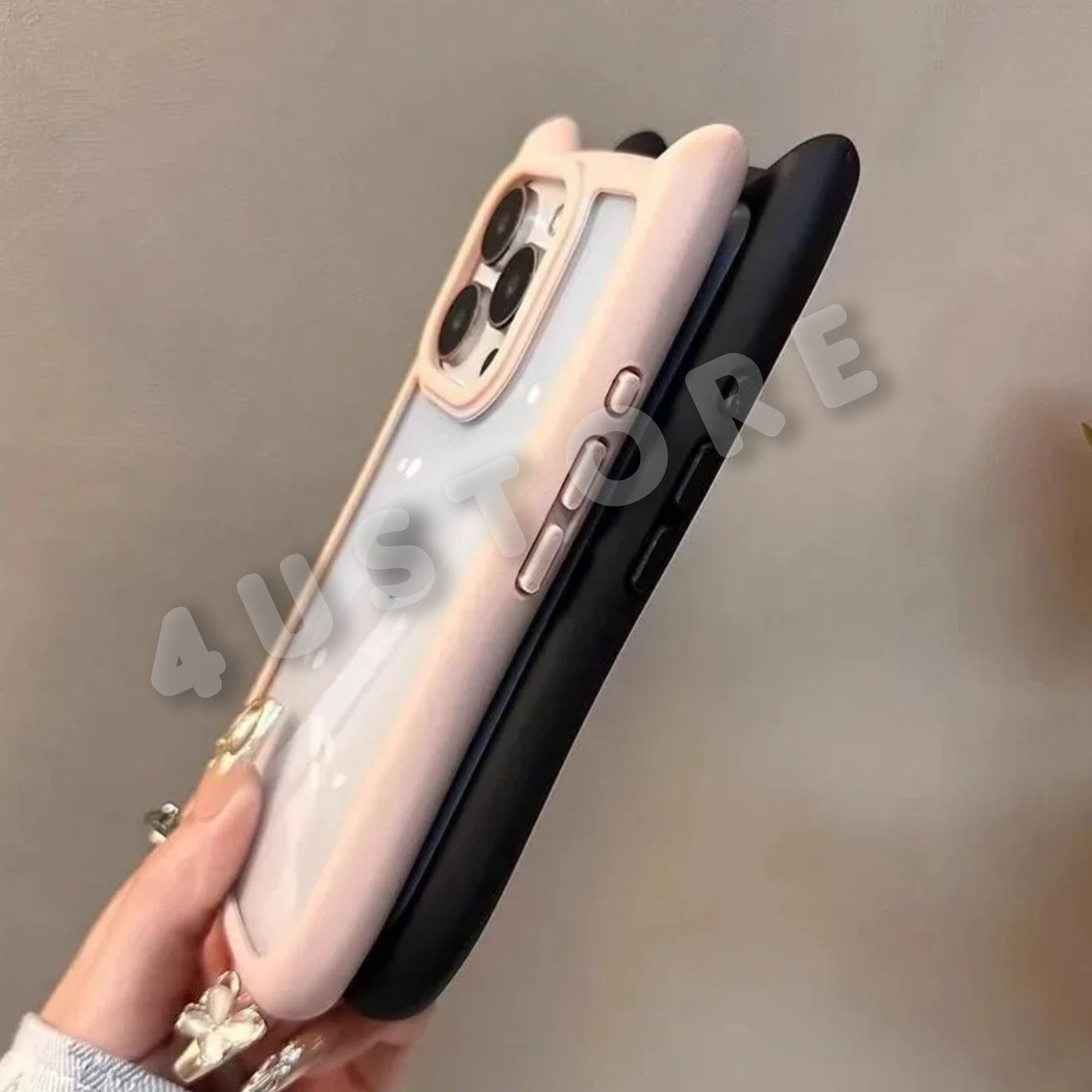 Чехол Кошачьи ушки на iPhone 16 Pro Max чохол котячі вушка кицячі