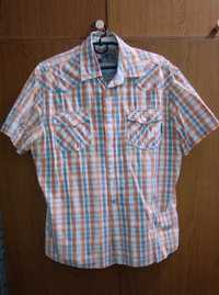 Рубашки мужские с коротким рукавом L,XL