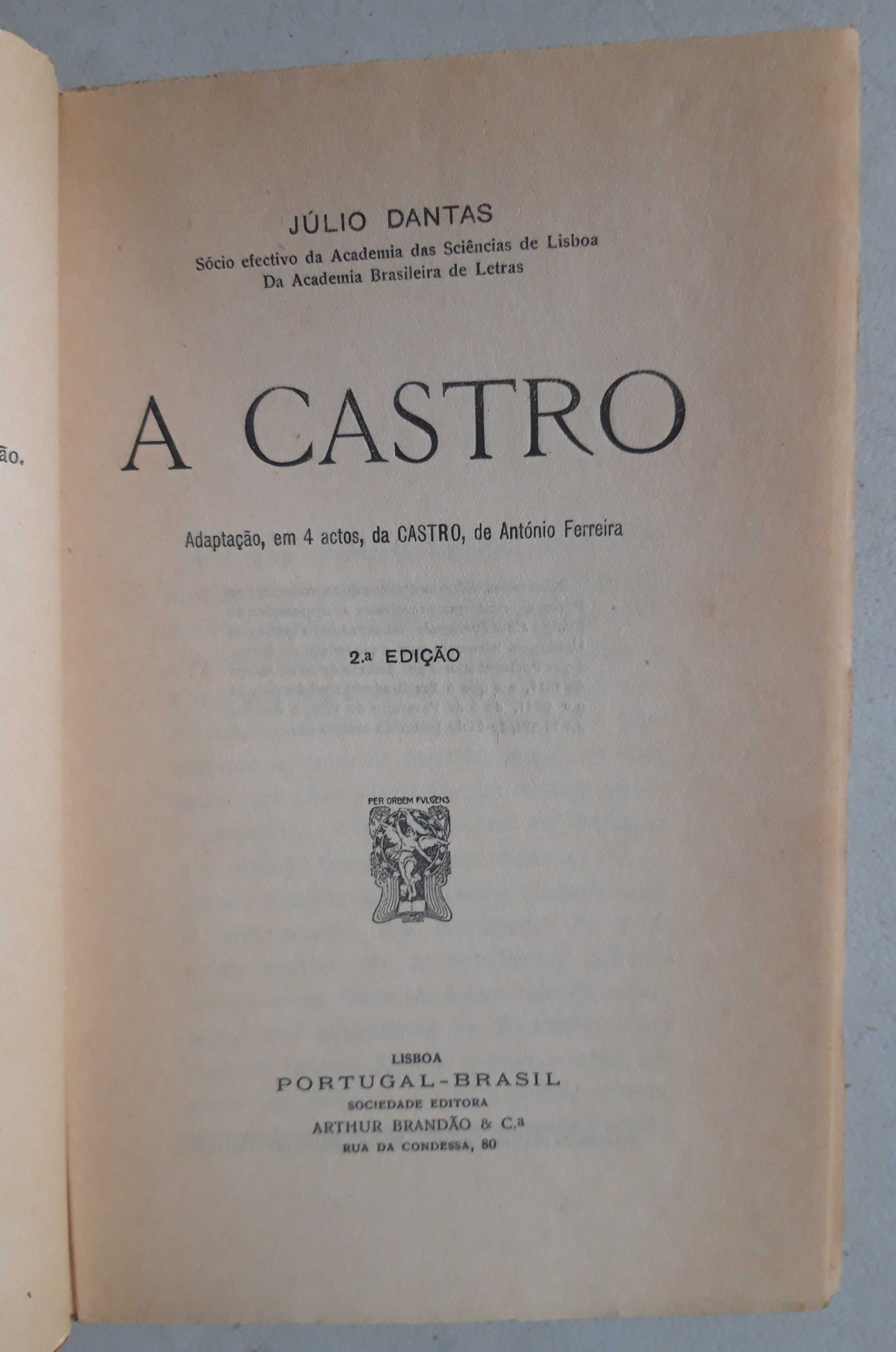 Livro - Júlio Dantas - A Castro