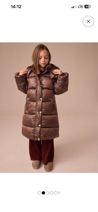 Пуховик Next 128р більшемірить новий