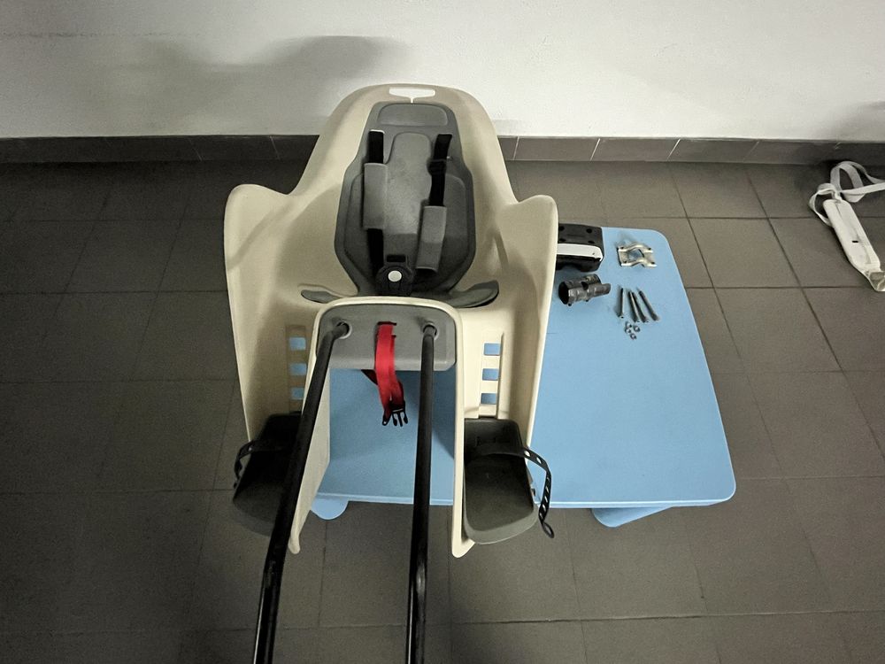 Cadeira Bicicleta Fixação Quadro Traseira