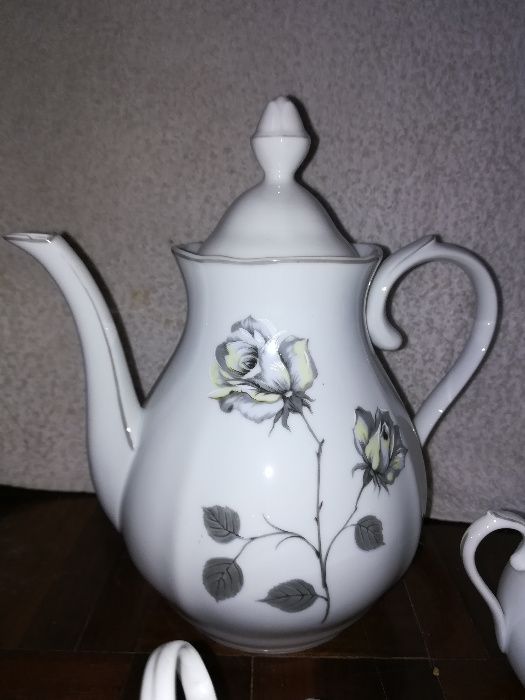 Serviço de chá muito antigo de porcelana SPAL - vintage