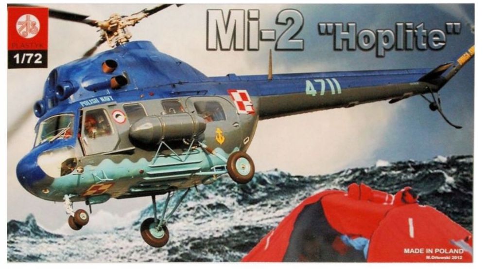 Model do sklejania PLASTYK S-054 helikopter Mi-2 Hoplite