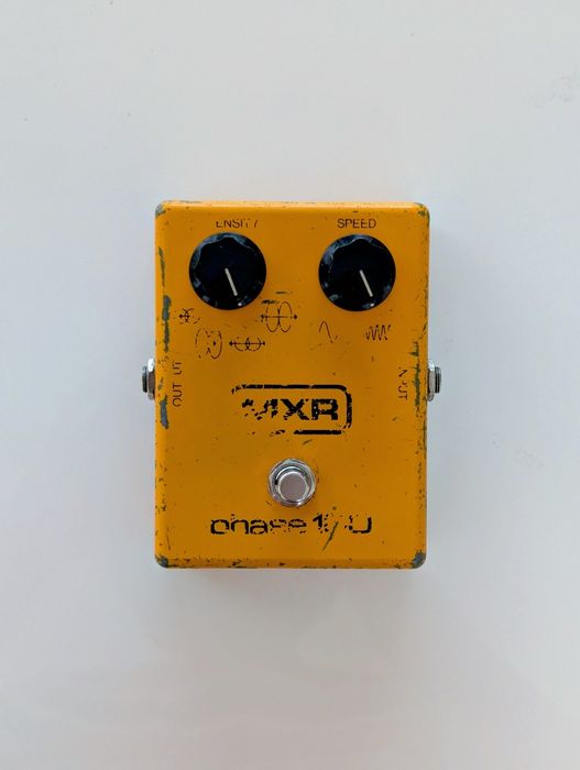 MXR Phase 100 block logo - vintage 1980 phaser
