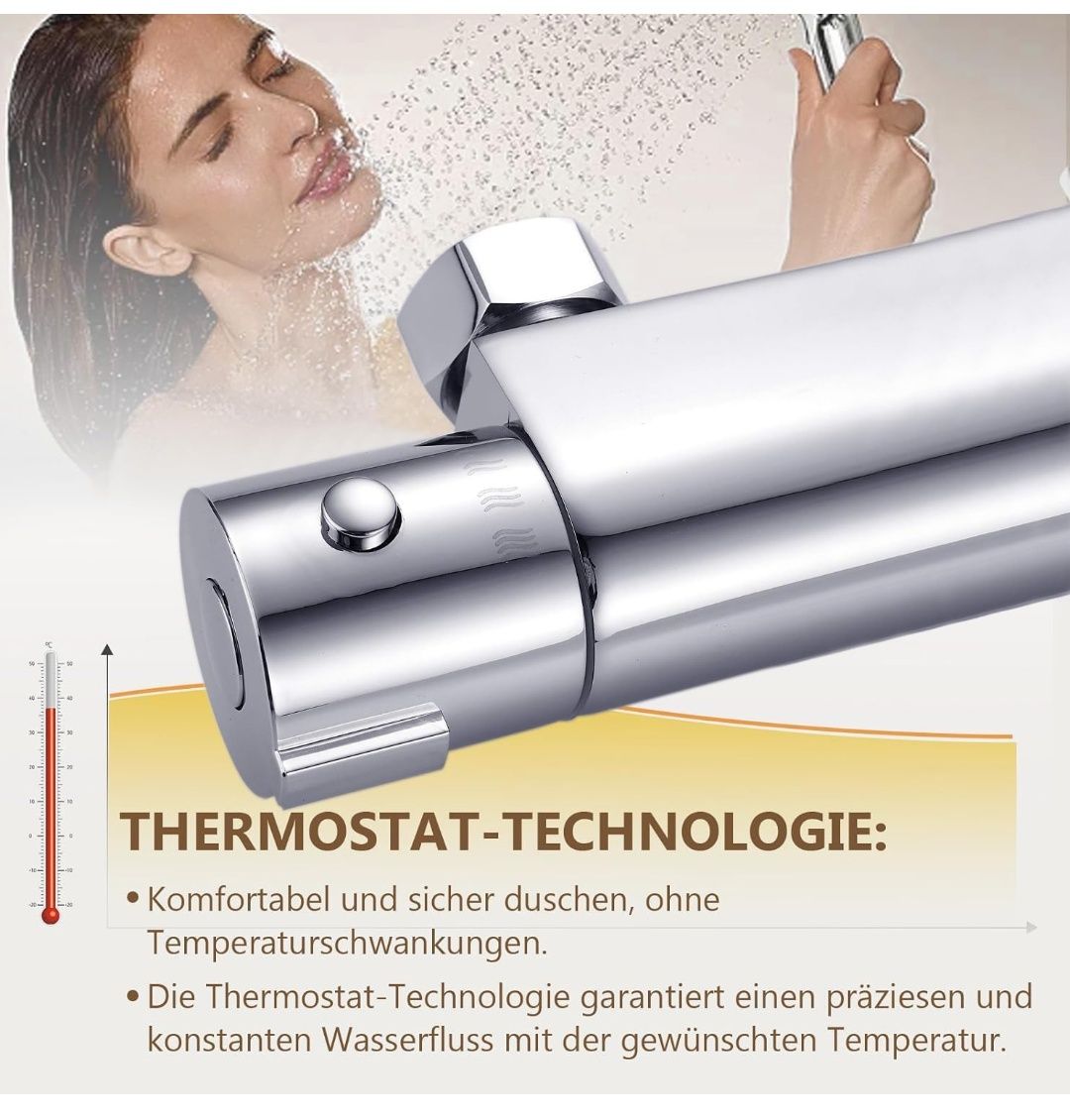 Bateria prysznicowa Sumeber z termostatem