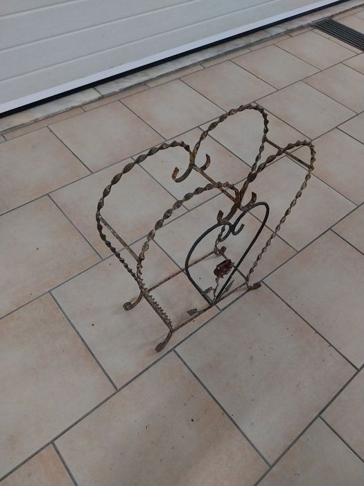 Porta guarda chuva/bengaleiro em ferro forjado