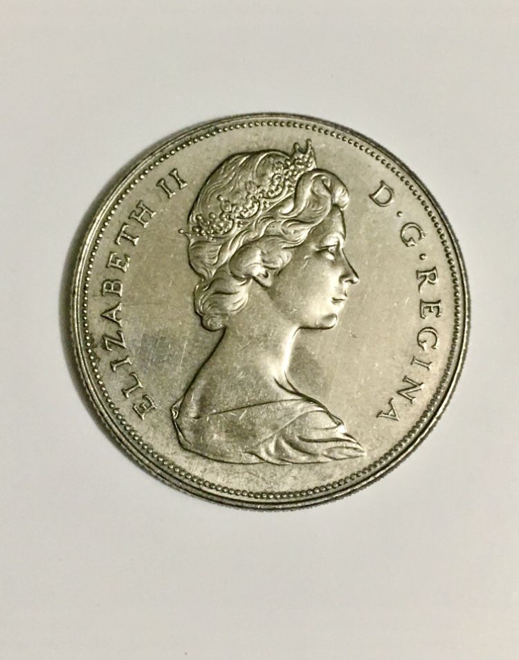Канада 1 доллар, 1969 год. «Двое в каное»