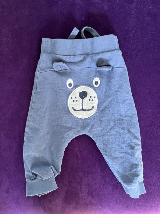 Spodenki spodnie dresy z misiem Tchibo 62/68