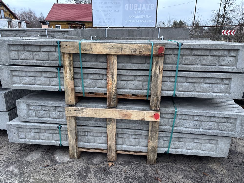 Podmurówki, deski betonowe 250x25x5
