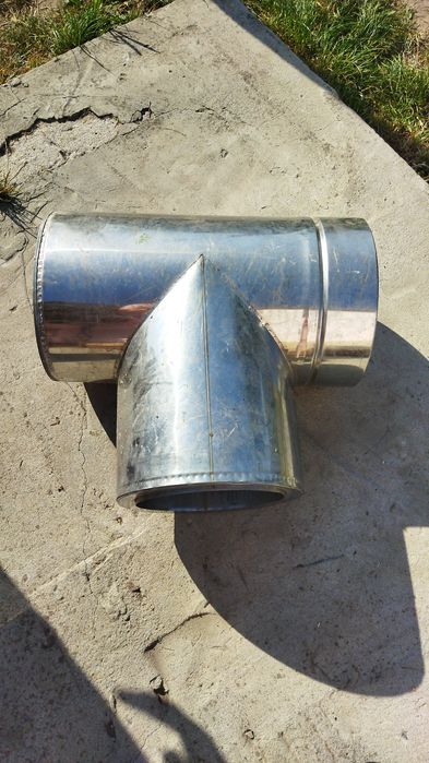 Коліно на димар нове утеплене. Нове