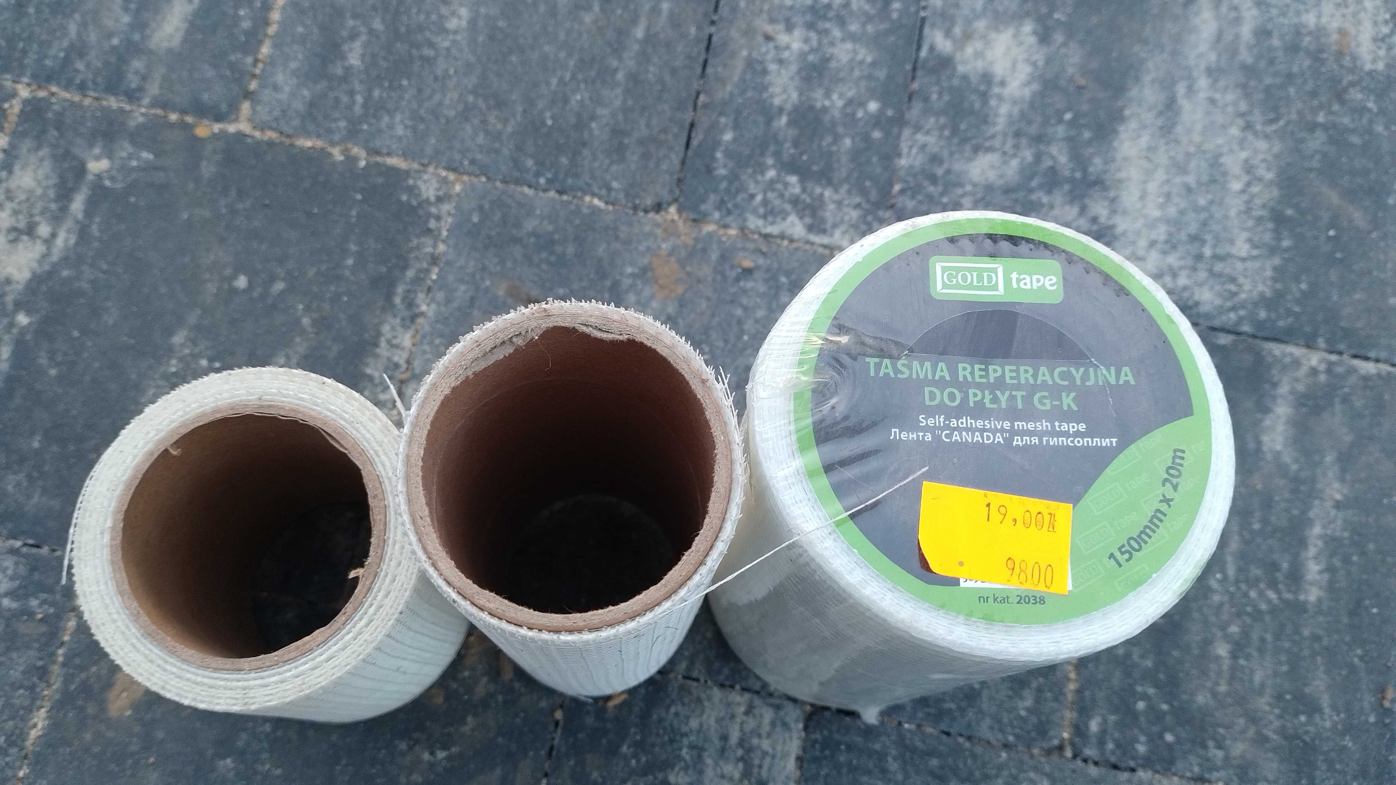 Taśma reparacyjna do płyt k/g 150 mm x 20m + 2 gratis