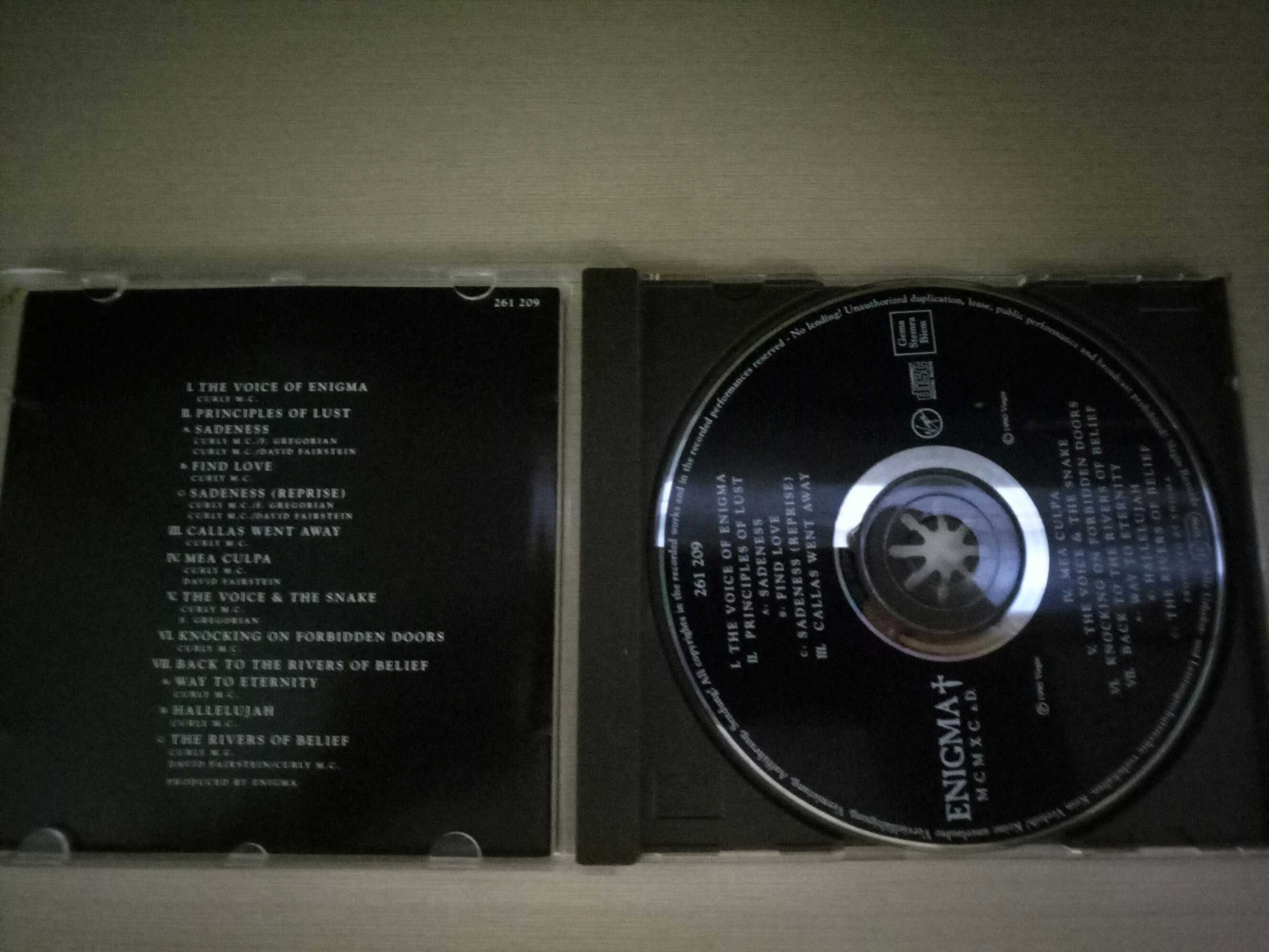 Фирменный cd Enigma -MCMXC a.D.