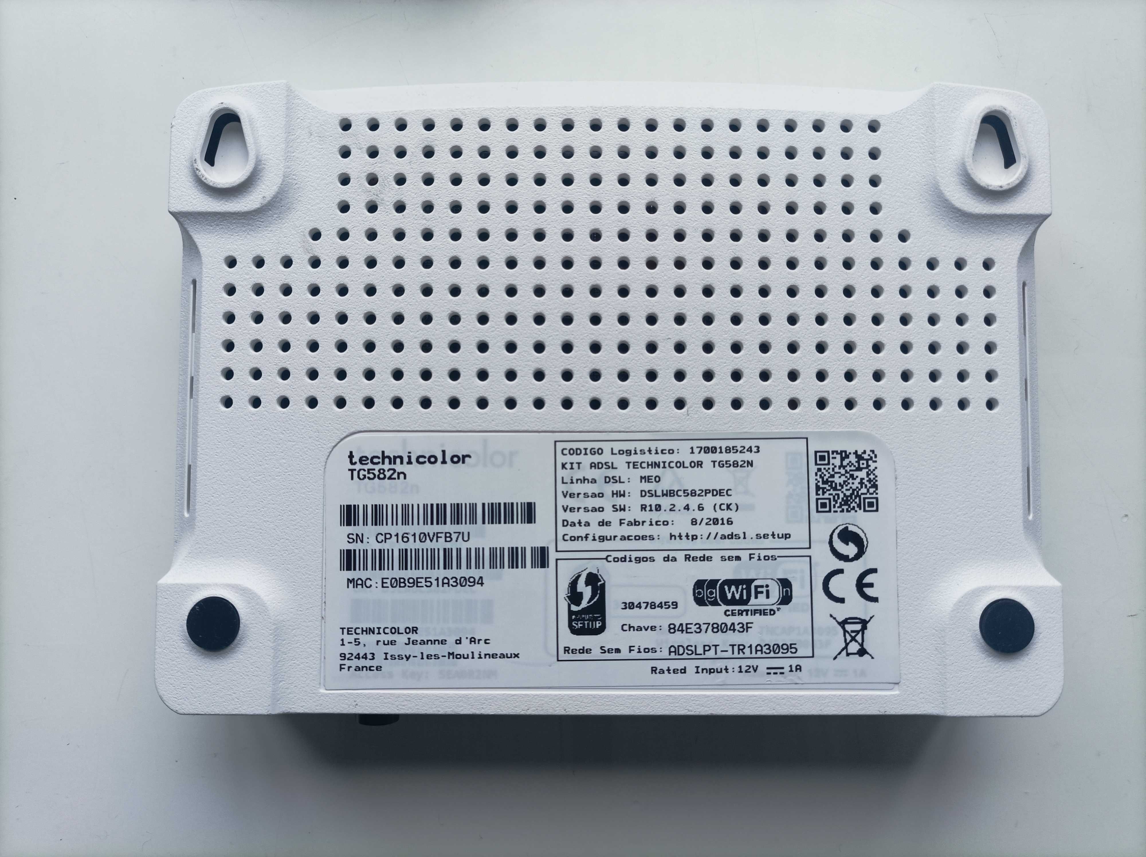 Router Technicolor TG582n
