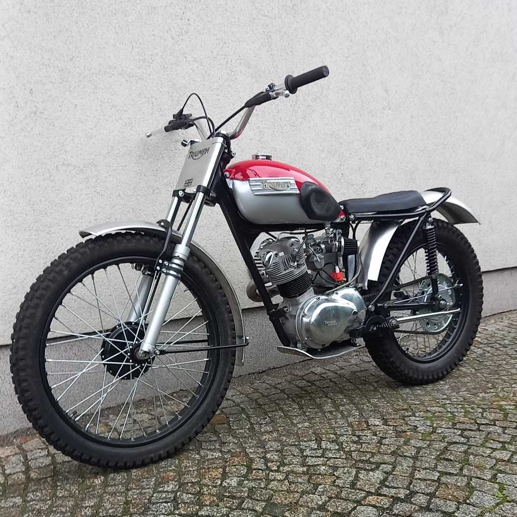 Triumph Tiger cub T20c trial 1957 rok classic trial , pre-65