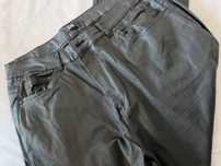 Calça Preta Stretch CEA tipo couro  (portes incluso)