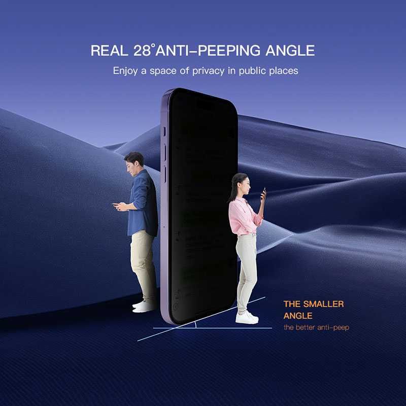 Защитное стекло Антишпион Privacy для Apple IPHONE 13 PRO